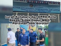 Lurah Kotabaru dan DPRD Kota Bekasi Sidak Dapur MBG, Perizinan Jadi Sorotan