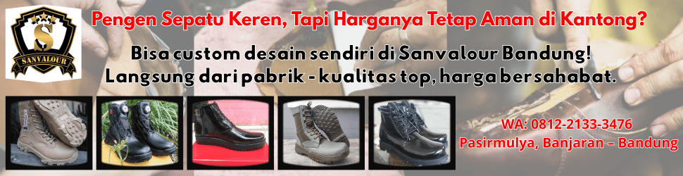 Sepatu Custom Sanvalour Bandung - Hubungi WA 0812-2133-3476