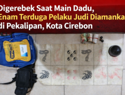 Digerebek Saat Main Dadu, Enam Terduga Pelaku Judi Diamankan di Pekalipan, Kota Cirebon