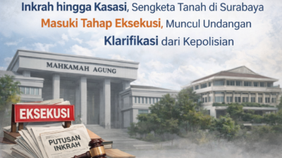 Inkrah hingga Kasasi, Sengketa Tanah di Surabaya Masuki Tahap Eksekusi, Muncul Undangan Klarifikasi dari Kepolisian