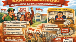 Kampus Bergejolak, Aksi Mahasiswa Desak Pengusutan Dugaan Penyalahgunaan Wewenang