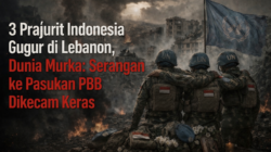3 Prajurit Indonesia Gugur di Lebanon, Dunia Murka: Serangan ke Pasukan PBB Dikecam Keras