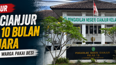 Pria di Cianjur Divonis 10 Bulan Penjara Usai Aniaya Warga Pakai Besi