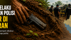 Pelarian Pelaku Penembakan Polisi Berakhir di Pesawaran