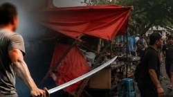 Pria Bawa Samurai Ngamuk di Garut, Warga Panik dan Pedagang Nyaris Dibacok