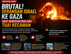 Brutal! Serangan Israel ke Gaza Saat Gencatan Berlaku Tuai Kecaman