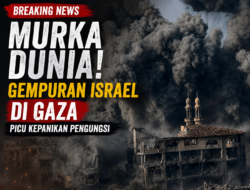 Murka Dunia! Gempuran Israel di Gaza Picu Kepanikan Pengungsi