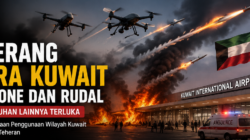 Iran Serang Bandara Kuwait dengan Drone dan Rudal, Picu Korban Jiwa