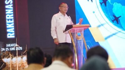 Rakernas SP PLN Soroti Ketahanan Energi, Wamenko Polkam Sebut Menjaga Listrik Adalah Bentuk Bela Negara