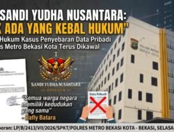 LBH Yayasan Sandi Yudha Nusantara Tegaskan Tak Ada Seorang Pun yang Kebal Hukum dalam Dugaan Pengungkapan dan/atau Penyebarluasan Data Pribadi