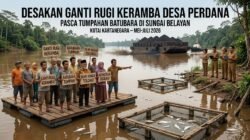 Warga Desa Perdana Desak Penyelesaian Ganti Rugi Keramba Pasca Dugaan Tumpahan Batubara di Sungai Belayan