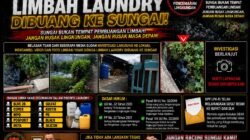 DUGAAN LIMBAH LAUNDRY DI KABUPATEN PEKALONGAN DISOROT, BELASAN TIM MEDIA TURUN INVESTIGASI