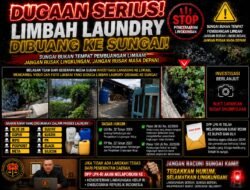 DUGAAN LIMBAH LAUNDRY DI KABUPATEN PEKALONGAN DISOROT, BELASAN TIM MEDIA TURUN INVESTIGASI