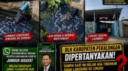 Puluhan Media Saksikan Aliran Limbah Laundry ke Sungai, Agung Sulistio Hubungi Menteri LH: DLH Pekalongan Jangan Tutup Mata!