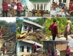 Relawan Anak Negri Teguhkan Kepedulian, Salurkan Bantuan Korban Longsor Kutawaringin
