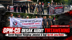 GPM-CD Soroti Tata Kelola Perumda Tirtawening, Desak Audit Dugaan Rangkap Jabatan hingga Aset