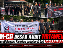 GPM-CD Soroti Tata Kelola Perumda Tirtawening, Desak Audit Dugaan Rangkap Jabatan hingga Aset