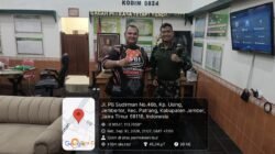 Dandim Jember dan Agung Sulistio Perkuat Komunikasi, Sinergi untuk Kepentingan Publik